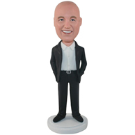 The suit man custom bobbleheads