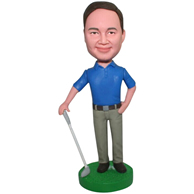 The golf man custom bobbleheads