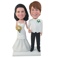 The pair of husband and wife custom bobbleheads