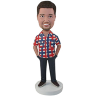 Custom the blouse man  bobbleheads