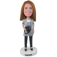 The white woman custom bobbleheads