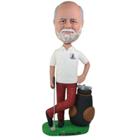 Custom  the golf manbobbleheads