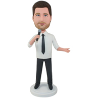 Custom the white man  bobbleheads