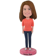 Custom the sweater woman  bobbleheads