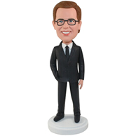 The suit man custom bobbleheads