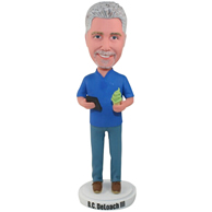 Custom the blue man  bobbleheads