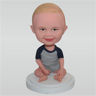 Baby boy in T-shirt custom bobbleheads
