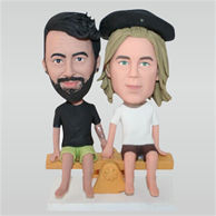 Custom funny couple bobbleheads