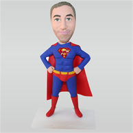 Man in superman suit custom bobbleheads