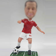 Football player bobbledoll