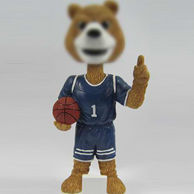 Basketball player bobblehead doll