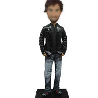 Black Jean Bobble 12 Inch