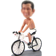 Bicycle racers bobbleheads