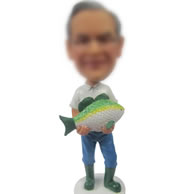 Big fish bobbleheads