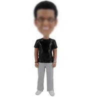 Bobble head doll of Casual man