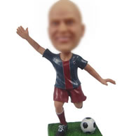 Bobble head doll of Football