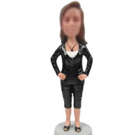 Bobble head doll of Leisure woman