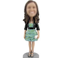 Bobble head dolls of Leisure woman