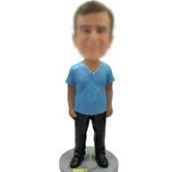 Bobbleheads doll of black pants