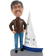 Bobbleheads of Sailboat