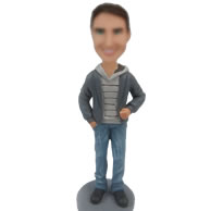 Casual bobble head doll