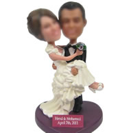 Custom bobble head doll of Wedding