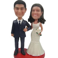 Custom bobble head dolls of Wedding