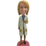 Custom bobbleheads of Female doctor