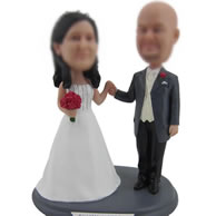 Custom bobbleheads of Wedding