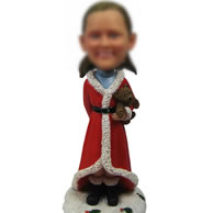 Custom Christmas bobble head