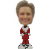 Custom Christmas bobbleheads