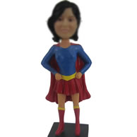 Custom super girl bobbleheads