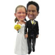 Custom Wedding bobbleheads