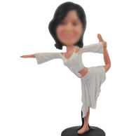 Custom Yoga bobble head doll