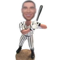 Customized bobblehead baseball player