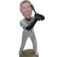 Customized bobblehead baseball player