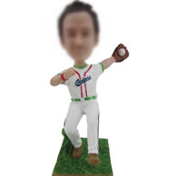 Customized bobblehead baseball player