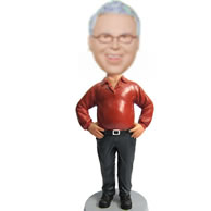 Customized bobblehead casual