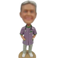 Family doctor bobble head doll