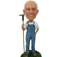 Farmer bobbleheads