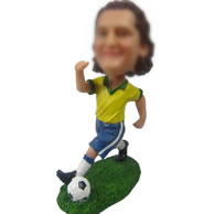 Football bobble head doll