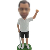 Golf bobble head doll