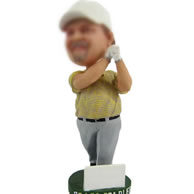 Golf bobblehead doll