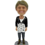 Personalized bobblehead dolls of Casual woman