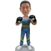 Personalized boxer bobbleheads