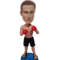 Personalized boxer bobbleheads