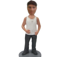 Personalized casual bobblehead dolls
