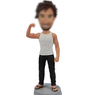 Personalized casual bobblehead dolls