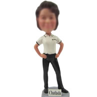 Personalized Casual girl bobbleheads