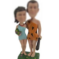 Personalized Custom bobbleheads of Funny couple